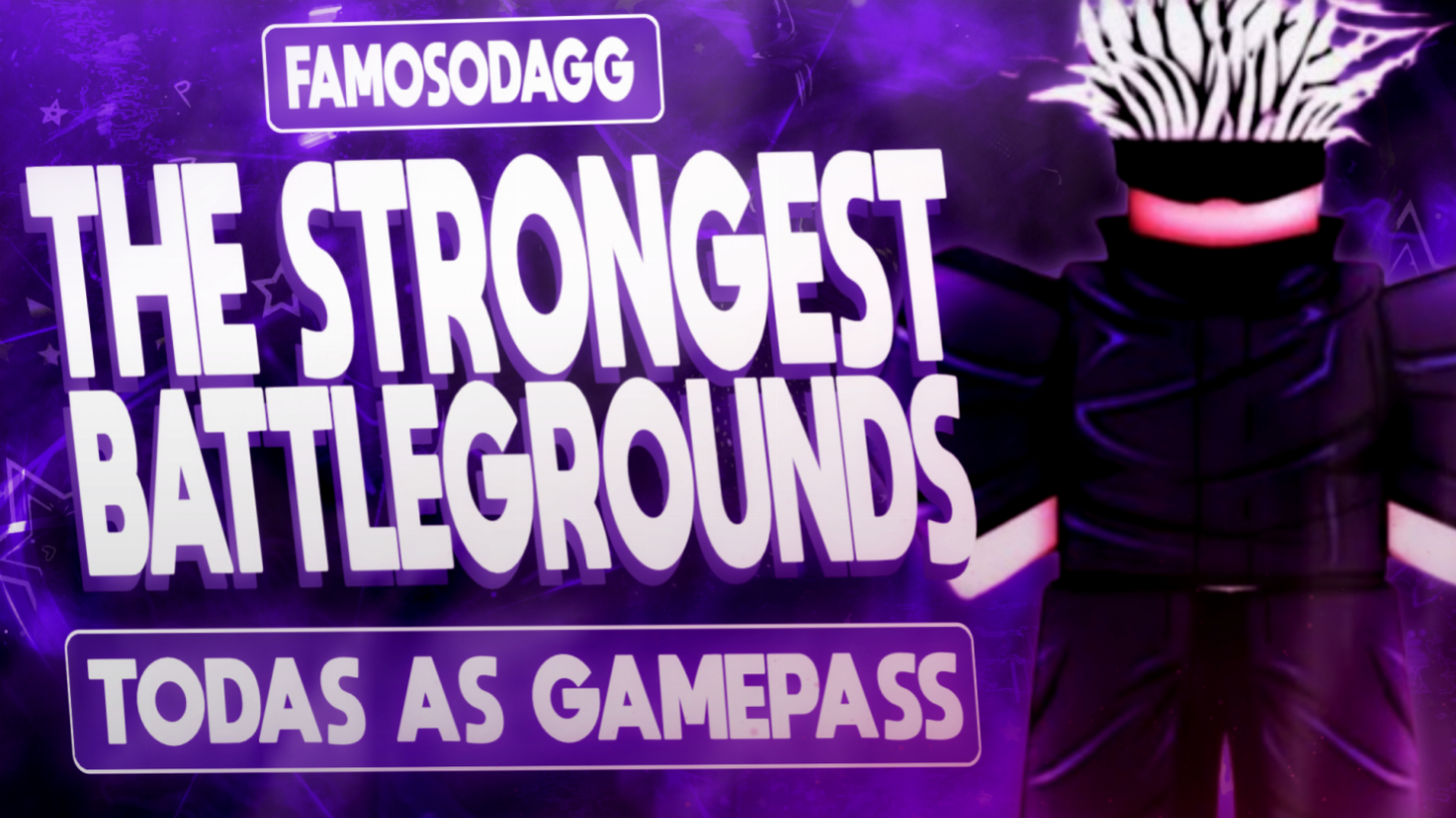 THE STRONGEST BATTLEGROUNDS | ROBLOX GAMEPASS | PROMOÇÃO | MELHOR PREÇO |