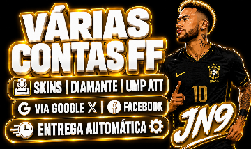Várias Opções de Contas FF | Skins | Diamantes | UMP ATT | Leia a descrição