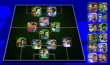 Conta Efootball top do pirlo, berbatov e endrick