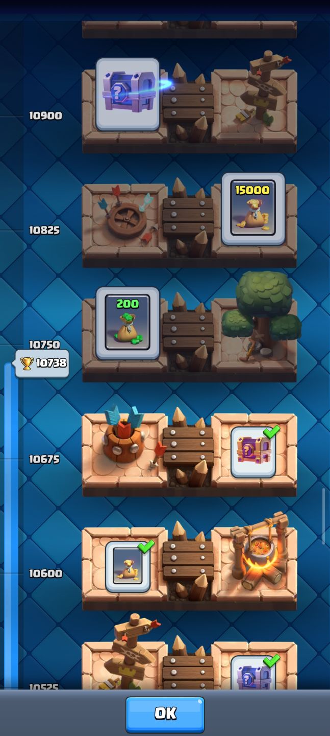 Conta com Passe antigo e muito top,acompanha uma de Clash com mais de 10k troféu