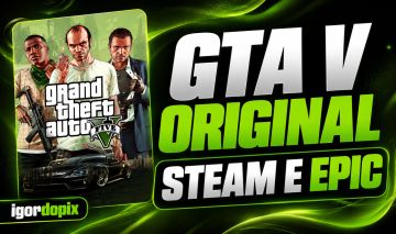 CONTAS STEAM E EPIC GTA V ORIGINAL - [MODOS HISTORIA E ONLINE]