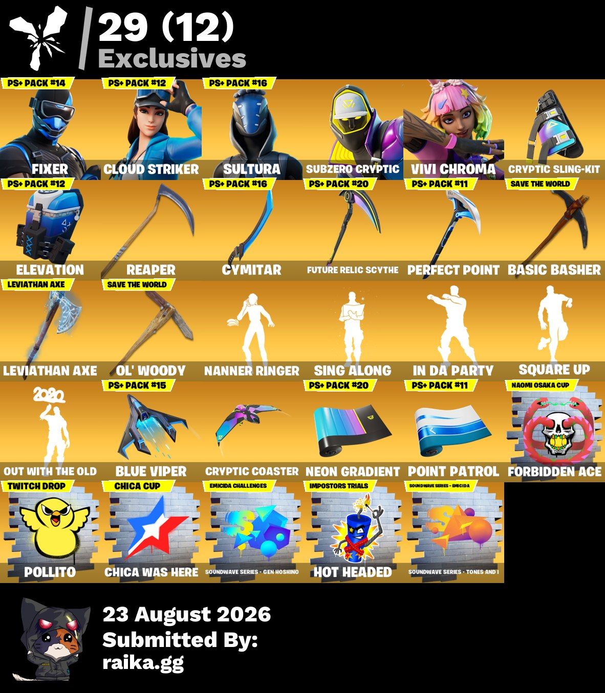 CONTA FORTNITE | 138 SKINS | LEVIATHAN AXE | 162 PICARETAS | 112 DANÇAS