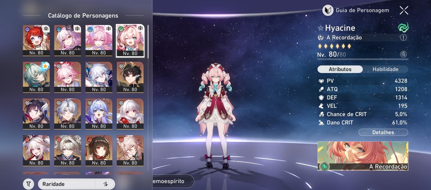 Conta endgame star rail/ server europa