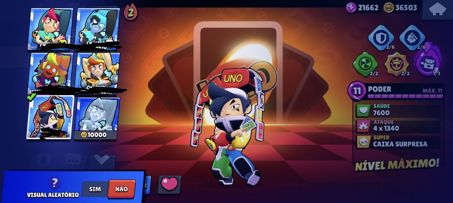 CONTA BRAWL STARS TOP 73K COM VÁRIAS SKINS LIMITADAS