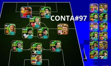 CONTA TOP - eFootball - 3193FC |Luis Suárez/CR7/Bergkamp/Baresi entre outros!!