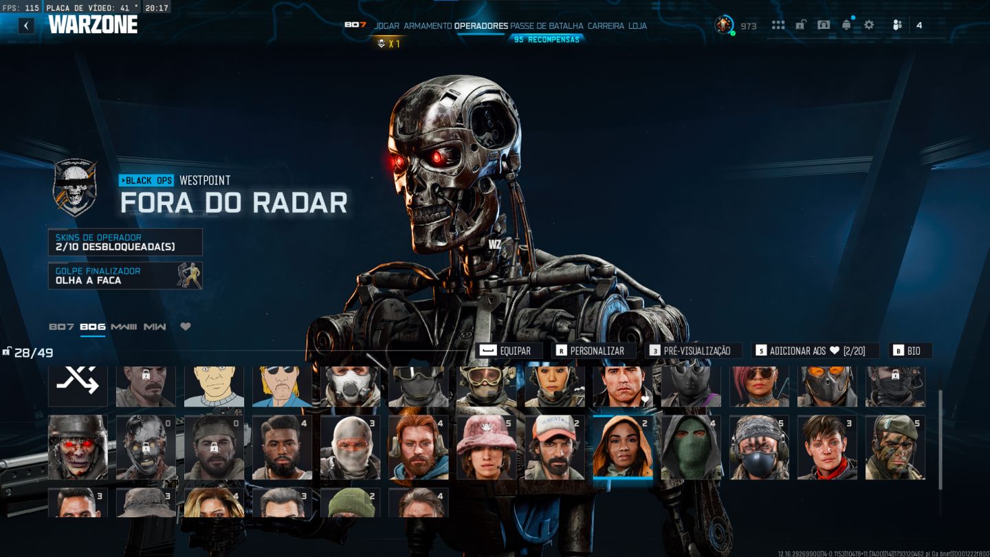 Conta Warzone Top - T800, Nuke e muito mais !