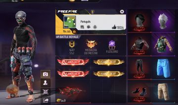Free Fire com passe samurai de sangue