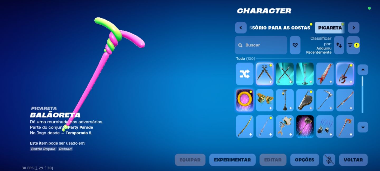 Conta fortnite capítulo 1 e 2 com skins raras
