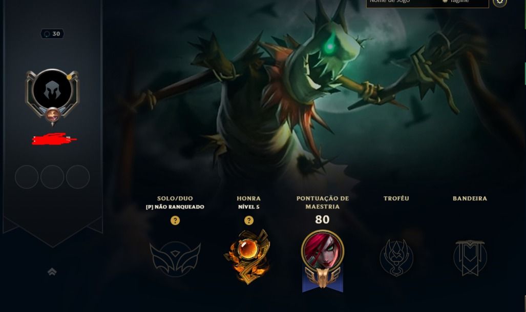 Conta LoL Antiga 2019 | Criada e Upada à Mão | 100% Unranked | Nunca Teve Elo