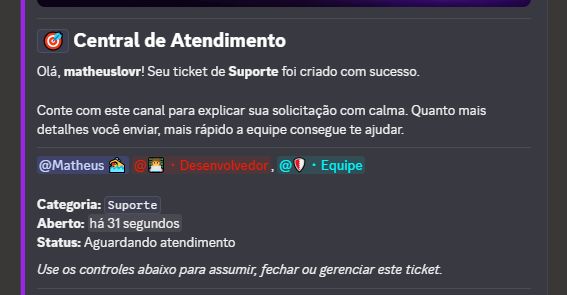 Bot de Tickets para Discord Embeds V2