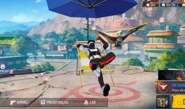CONTA FREE FIRE ANGELICAL VERMELHA + VÁRIAS PARCERIAS
