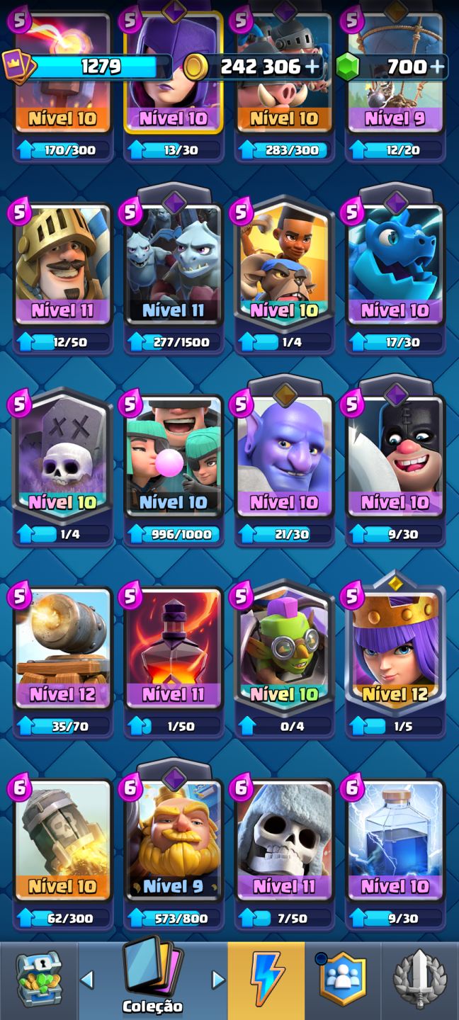 Conta de Clash Royale boa pro dia a dia