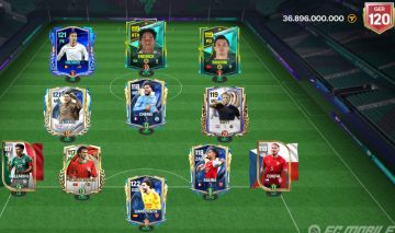 Conta EA FC- MOBILE- GER 120, Muito boa com jogadores pagos!