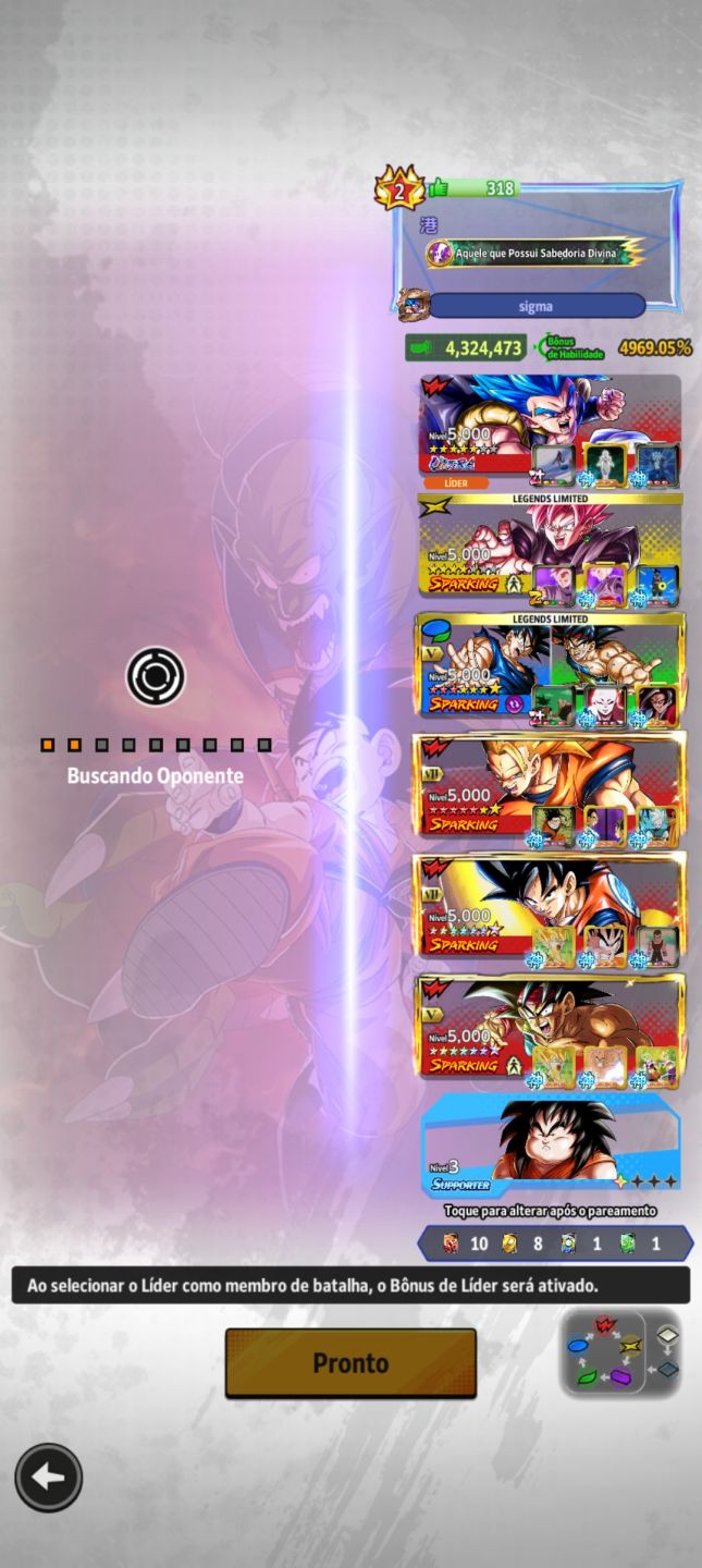 Dragon Ball Legends Conta Completa | 648 Personagens | Vários LF e ULTRA