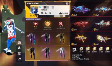CONTA FREE FIRE SUPER GEMADA FULL ANGELICAL