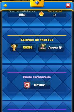 Conta clash deck 2.6 10 mil TROFÉUS