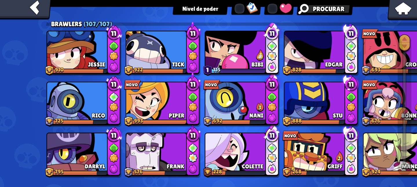 CONTA BRAWL SUPER GEMADA