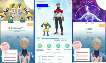 CONTA POKÉMON GO LEVEL 49 | 72 LENDÁRIOS | 40 BRILHANTES | MEWTWO E RAYQUAZA