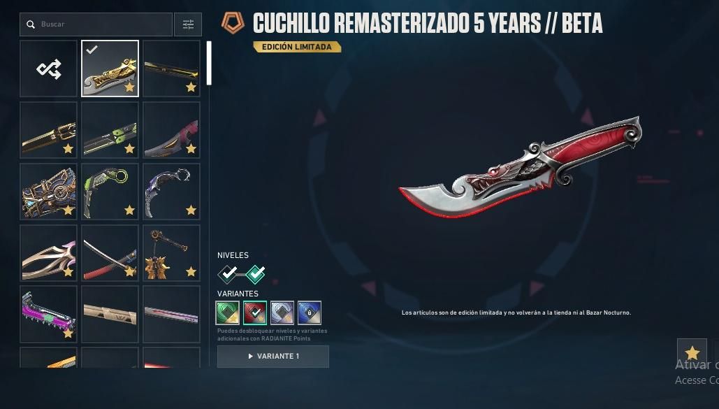 Conta valorant R$7000 gostos nela. Skins exclusivas da champions 2023,24,25