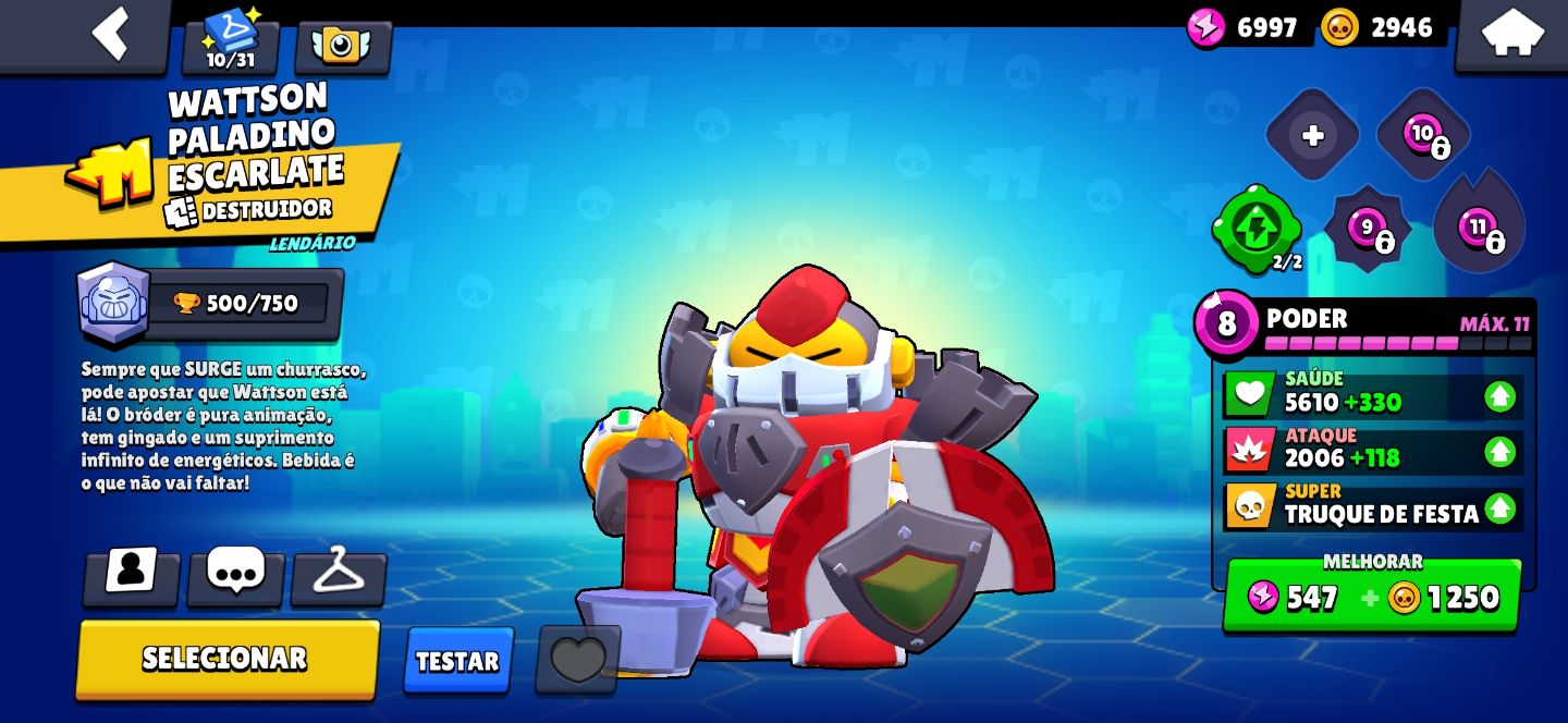 CONTA BRAWL STARS [MELHOR PREÇO] REVENDA 50 BRAWLER 5 LENDÁRIAS