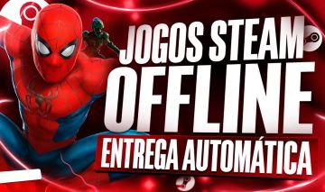 CONTAS STEAM COM JOGOS OFF-LINE | ENTREGA AUTOMÁTICA