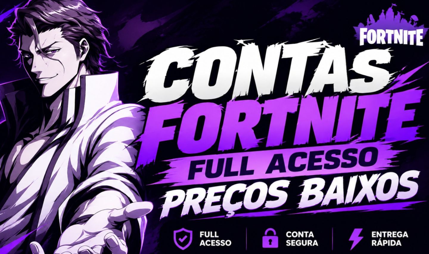 CONTAS FORTNITE - SKINS EXCLUSIVAS E ITENS RAROS - FULL ACESSO - ENTREGA RAPIDA