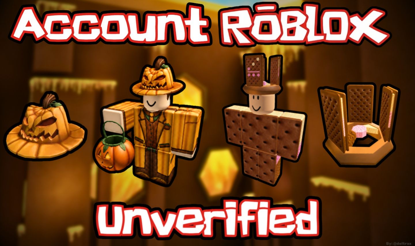 CONTA ROBLOX ANTIGA 2017 NEAPOLITAN + PUMPKIN FEDORA 180 OFFSALES [UNVERIFIED]