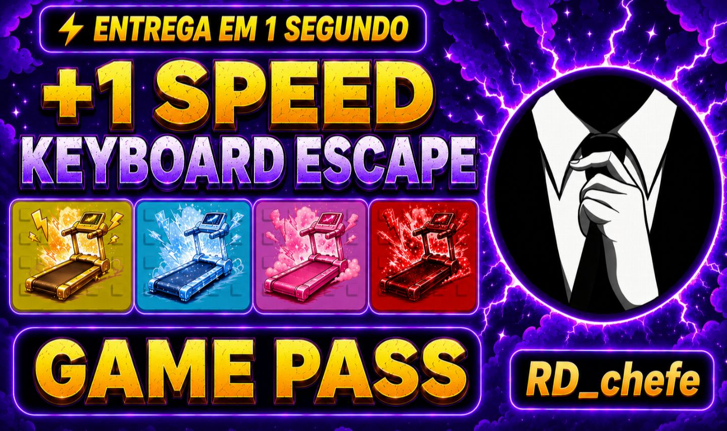 (PROMOÇÃO) +1 Speed Keyboard Escape/+1 Fuga de Teclado de Velocidade