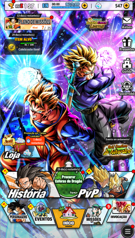 DRAGON BALL LEGENDS LR GOHAN/TRUNKS LF GOHAN FESTIVAL E LFS FORTES