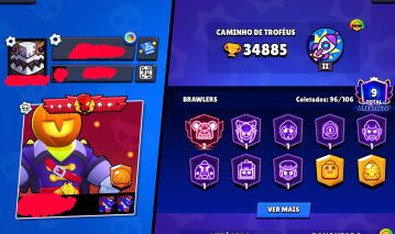 Conta Brawl Stars(35K)6 lendários(2024)