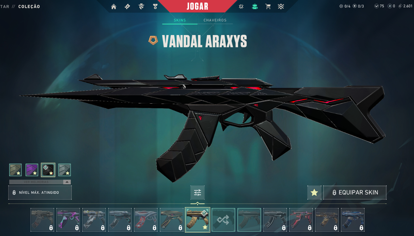 CONTAS VALORANT COM SKIN