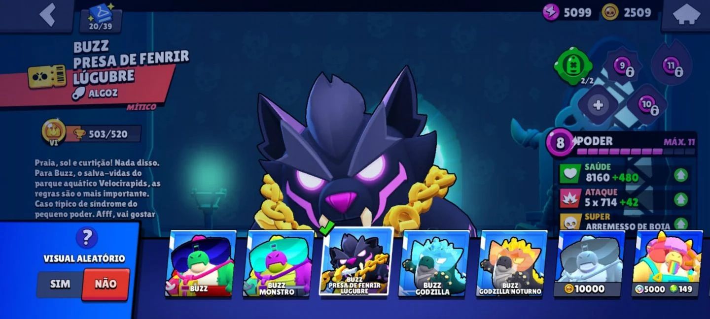 CONTA BRAWL 36.649 TROFÉUS