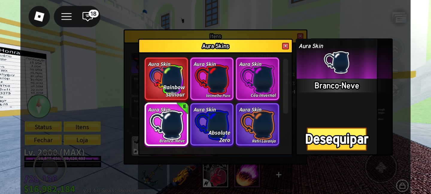 Conta de Roblox Blox fruits e+