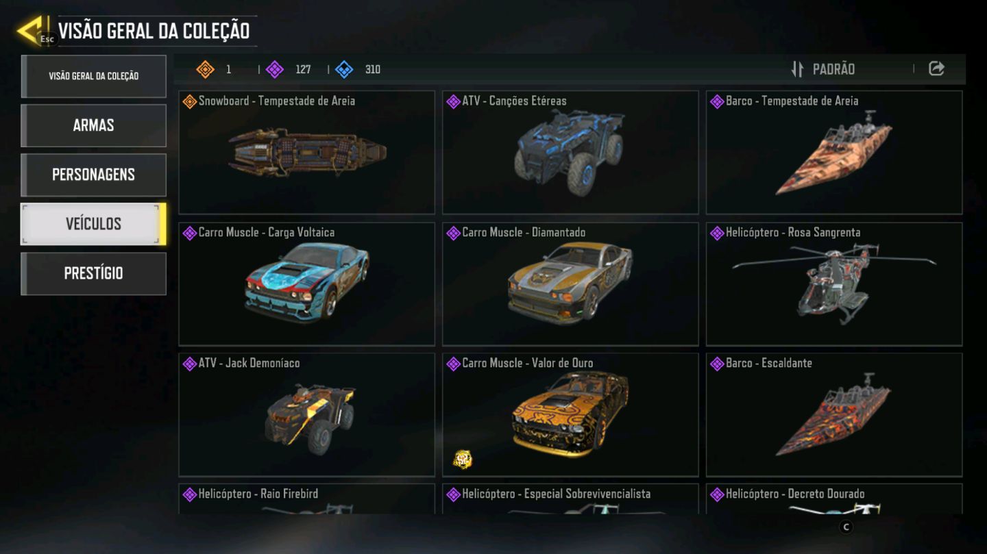 COM CALL OF DUTY MOBILE CO VÁRIAS MITICAS E LENDÁRIAS