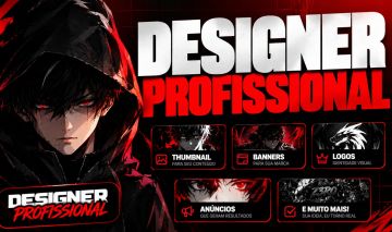 DESIGN PROFISSIONAL | THUMBNAIL | BANNERS | LOGOS | ANÚNCIOS