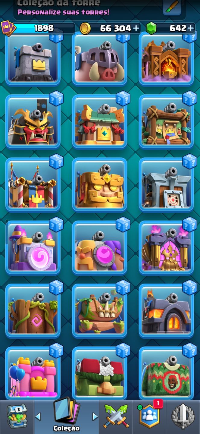 Clash royale conta antiga