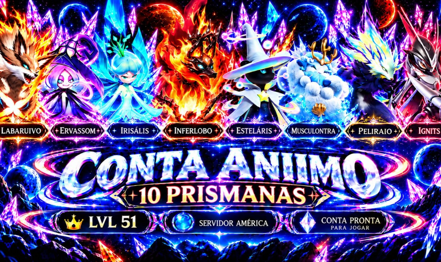 ANIIMO CONTA LVL 51 | 10 PRISMANAS + 1 SELETOR PRISMANA