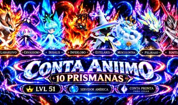 ANIIMO CONTA LVL 51 | 10 PRISMANAS + 1 SELETOR PRISMANA