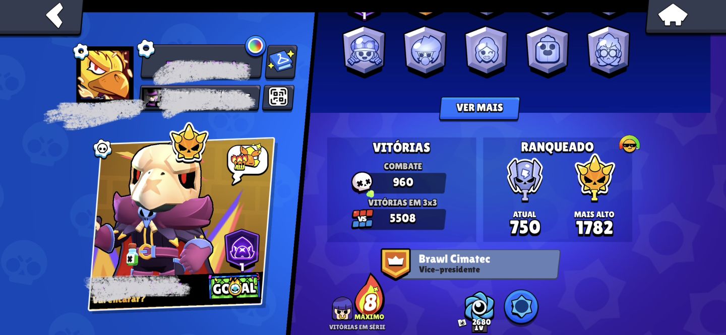 (Aceito oferta)Conta perfeita supercel brawl stars e Clash of royale upados!!!