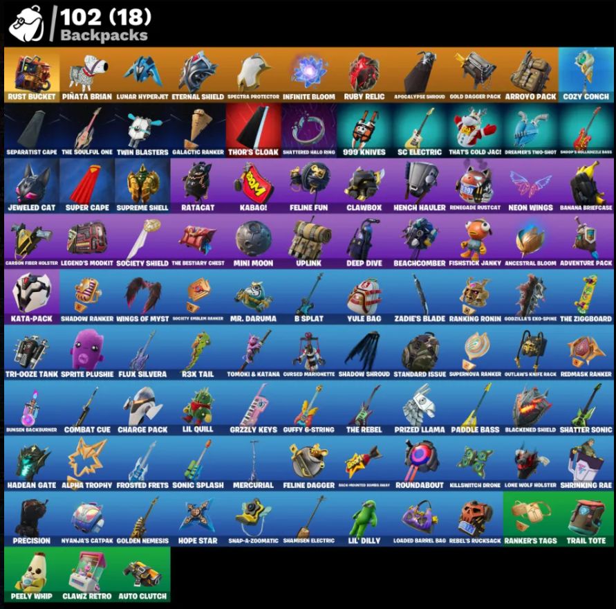 CONTA DE FORTINITE COM 45 SKINS, MIDAS DEADPOOL E LIDER DA EQUIPE AZUL E MUITO++