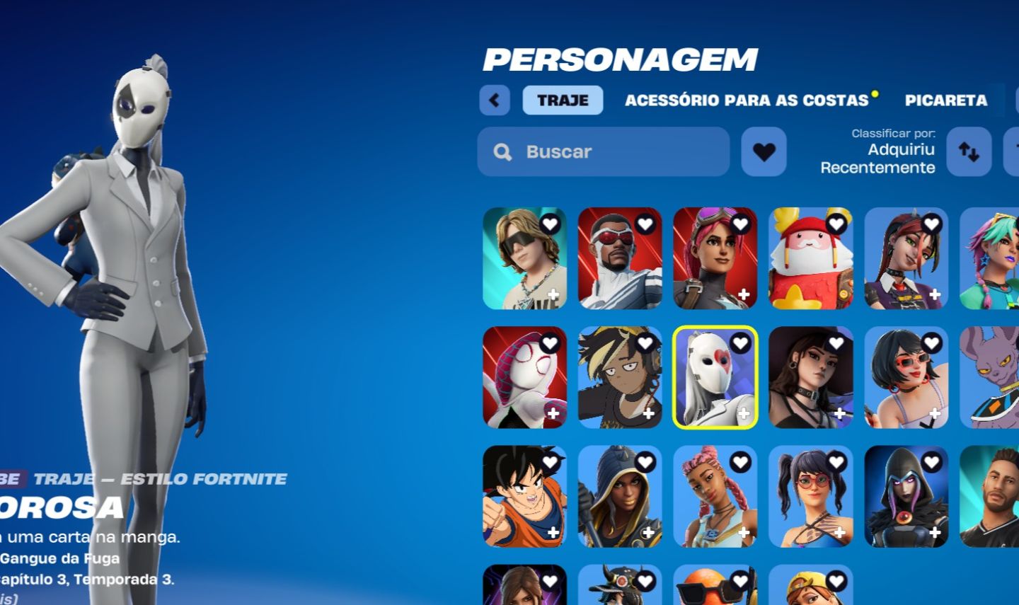 CONTA DE FORTNITE FULL ACESSO SKINS LENDARIAS