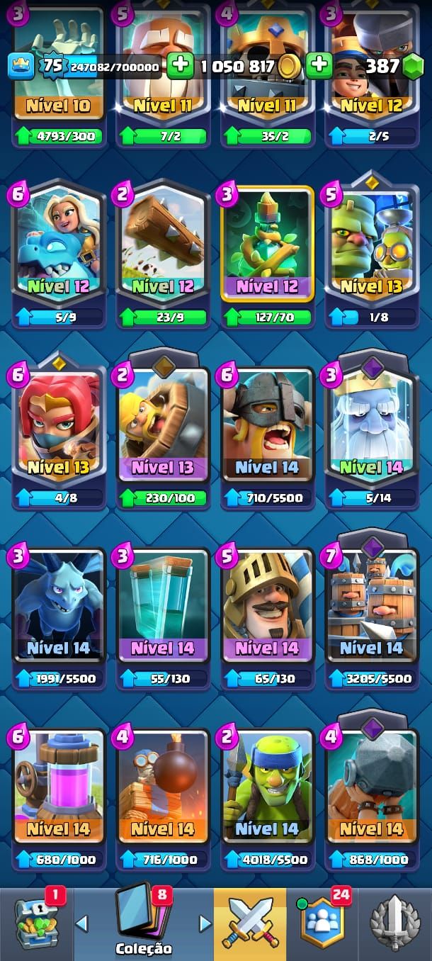 CONTA SUPER RARA DE CLASH ROYALE!