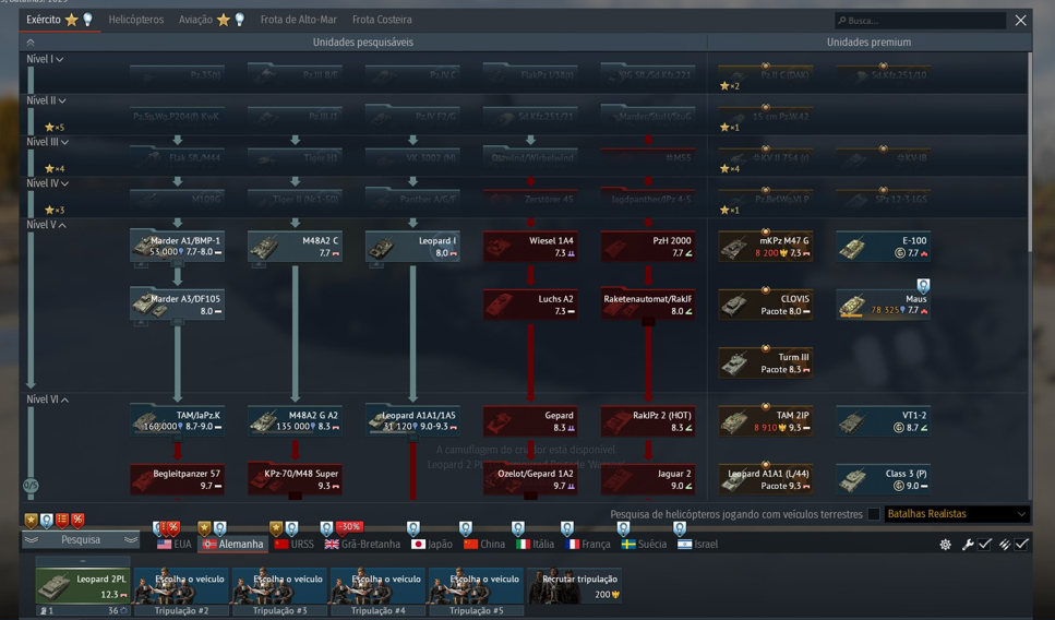 CONTA NV 100 URSS TOP TIER AVIAO E TANK JAPAO E ALEMANHA GRIND ATE O TIER 8