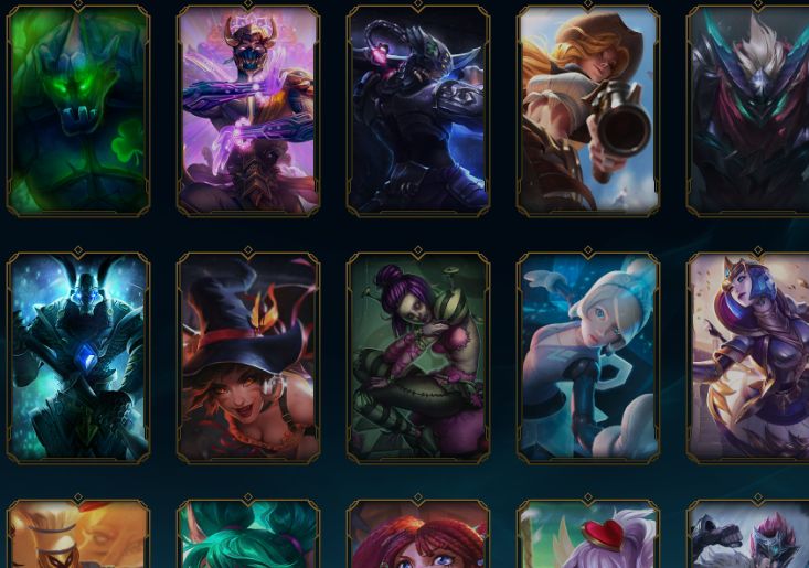 CONTA LEAGUE OF LEGENDS lvl 1005, 201 skins, varias legado e vários baús fechado