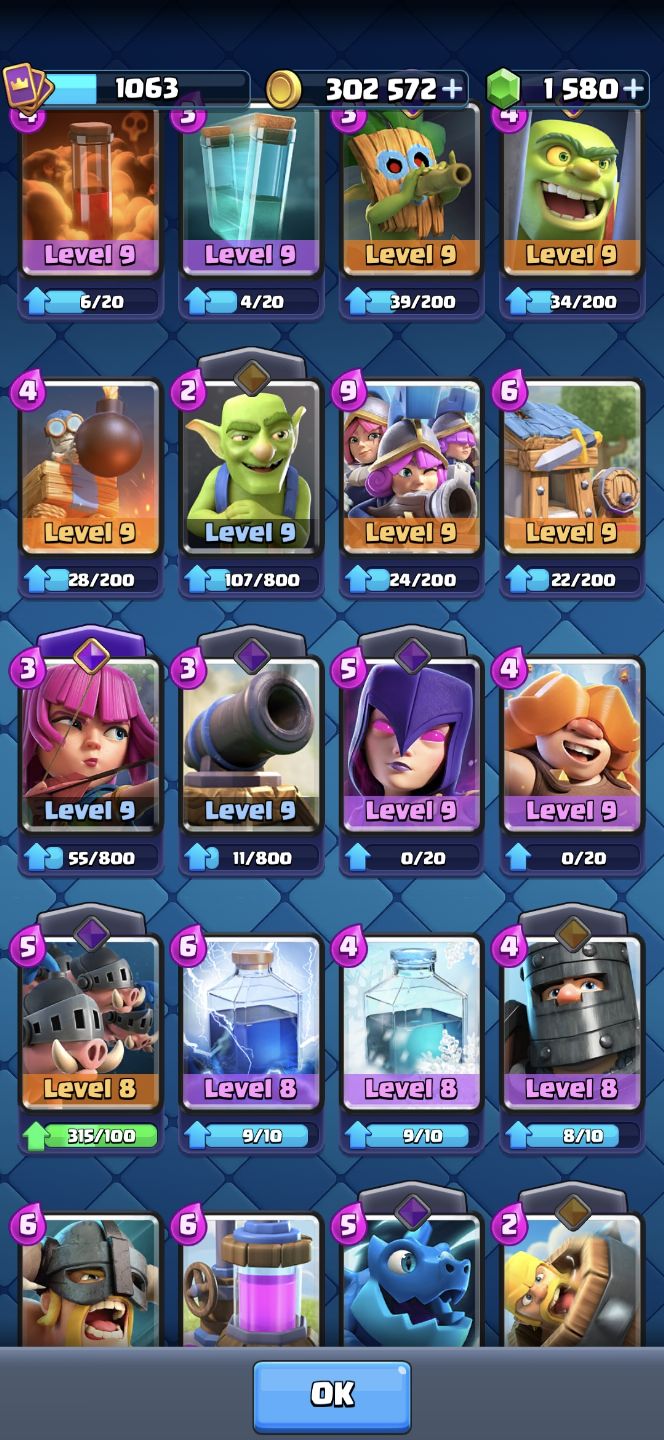 Conta de CLASH ROYALE | 10000 TROFEUS - 1 PASSE