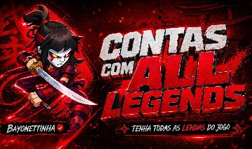 CONTAS DE BRAWLHALLA COM O ALL LEGENDS (MULTIPLATAFORMA)