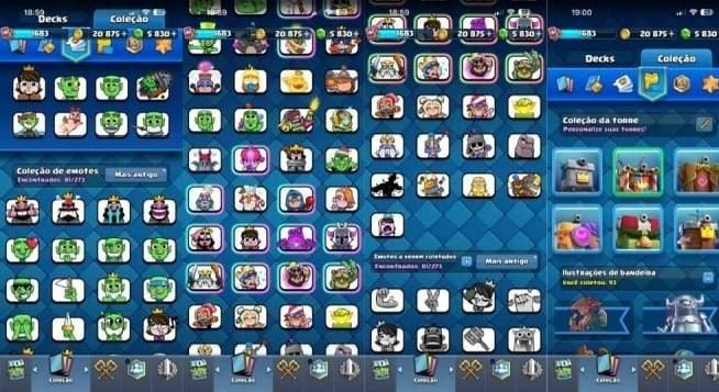 CONTA CLASH 9 ANOS/DECK 2.6 FULL/TODAS CARTAS/TORRE LVL15/5800 GEMAS