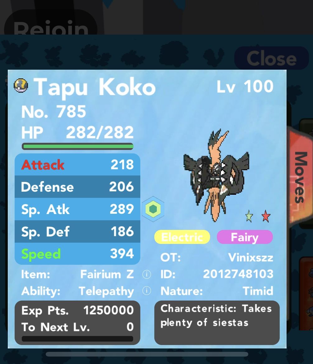 VENDA DE POKÉMONS RAROS RORIA CONQUEST (ROBLOX)
