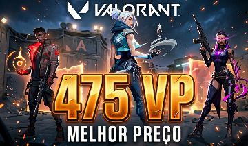 CÓDIGO DE VPs VALORANT 475VPs
