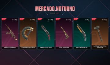 Conta com mercado noturno (Vandal ZEROFANG + Ghost ZEROFANG). Comp Liberado!!!